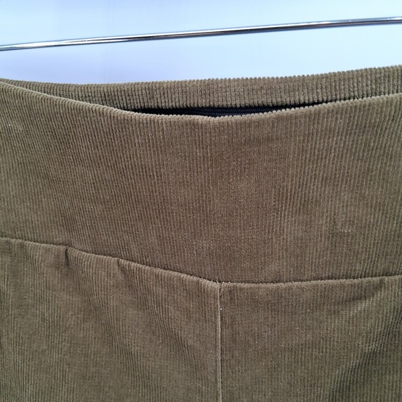 Ophelia Roe Corduroy Pants Plus Sz 22 Dark Academia Preppy Quiet Luxury Fall NWT - Picture 4 of 14